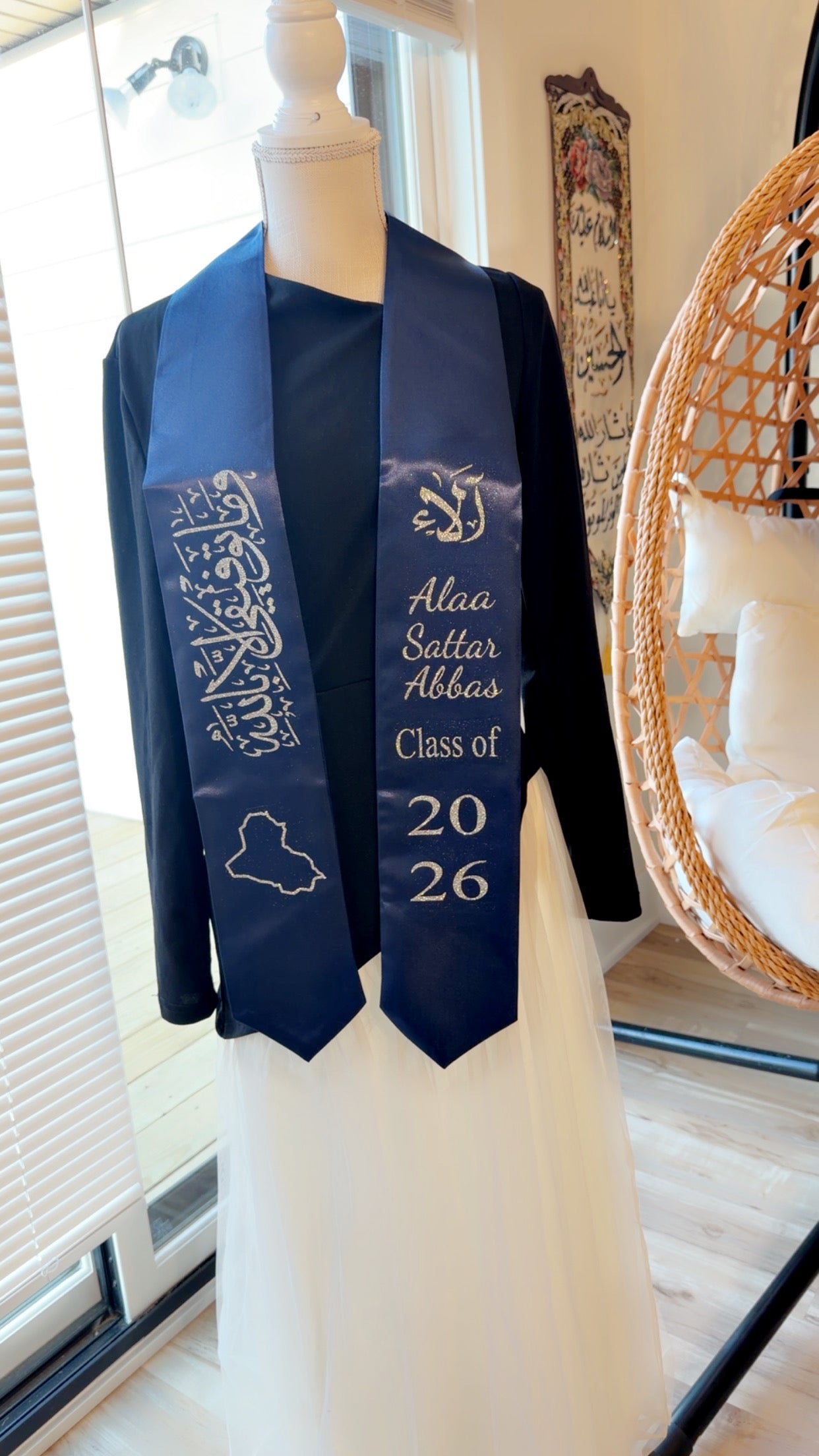 Personalized Graduation Sash