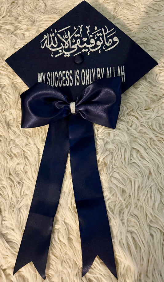 Custom Graduation Cap with Bow