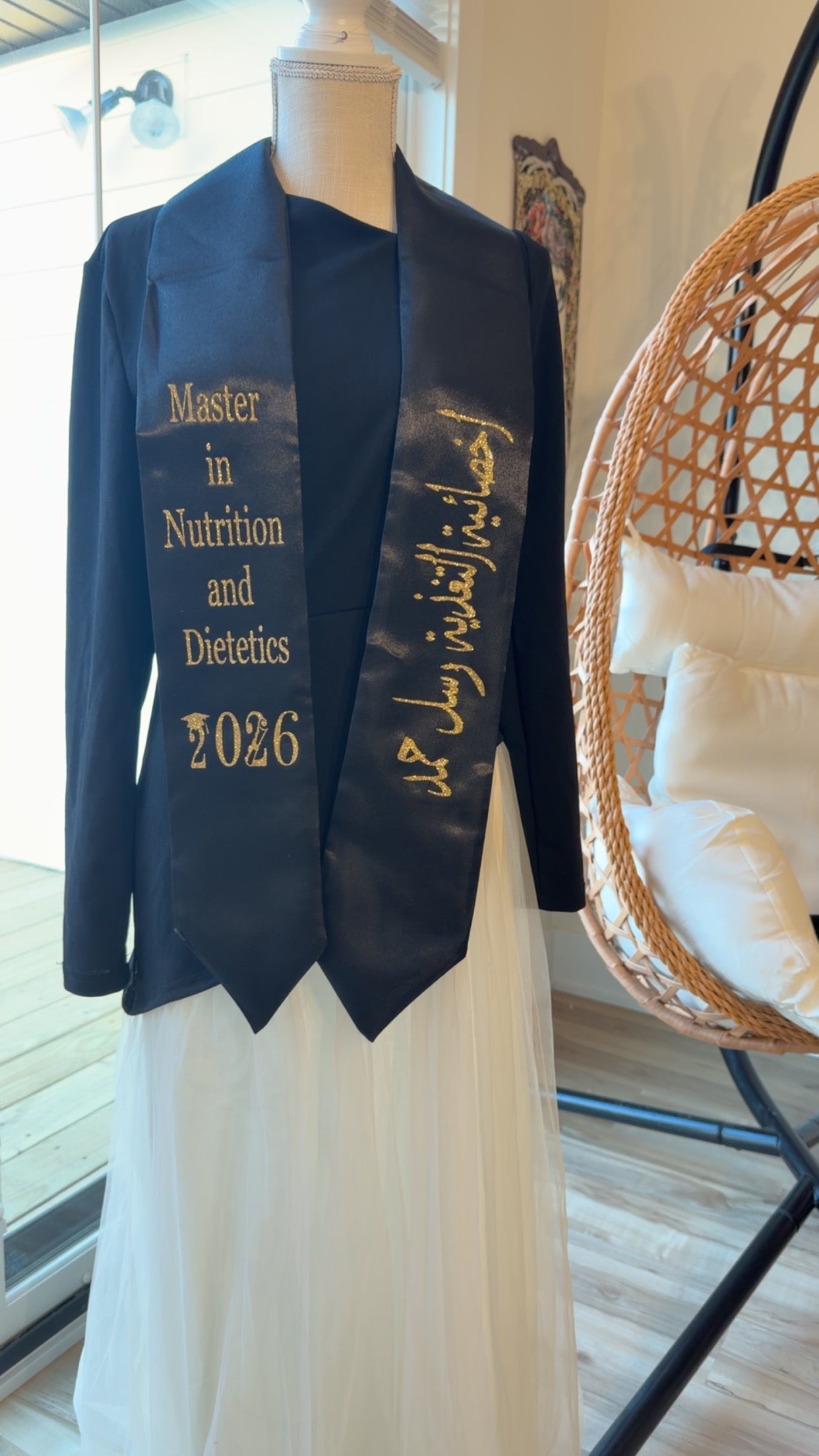 Personalized Graduation Sash