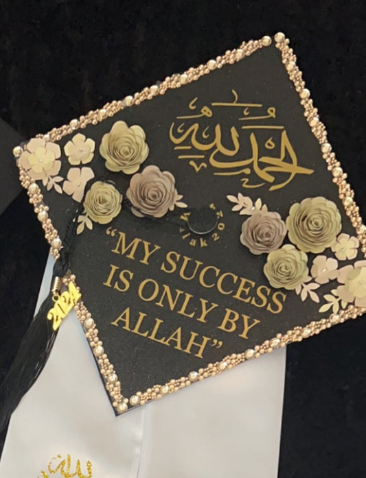 Custom Graduation Cap with Topper