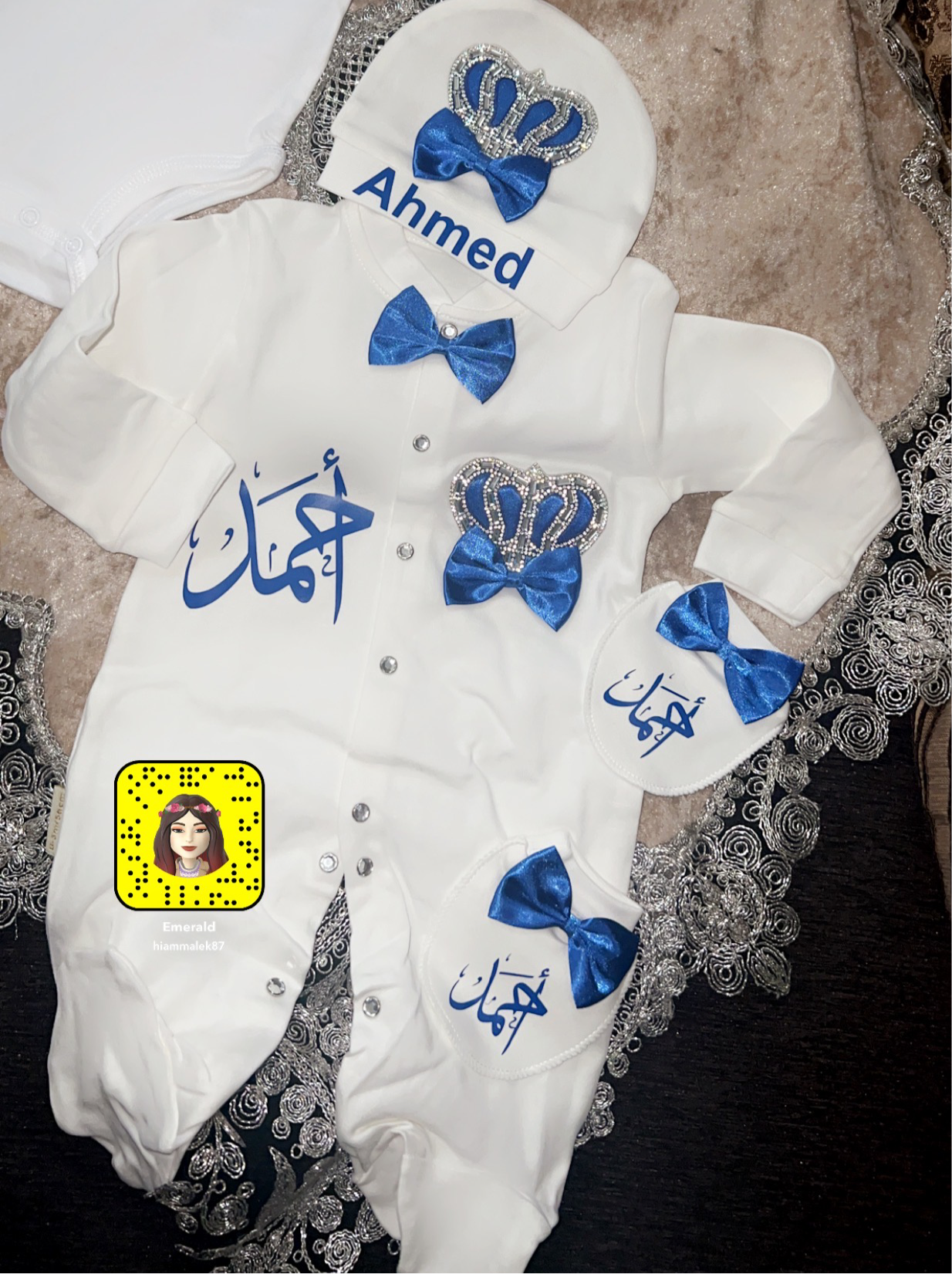 Customize 3 pieces baby set