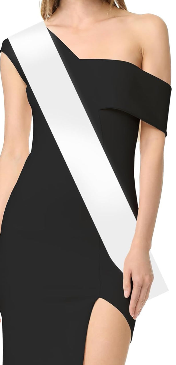 DIY Satin Sash | Chair Sashes | Scout Sash | President Sash | Senior Sash | Wedding Party Sas