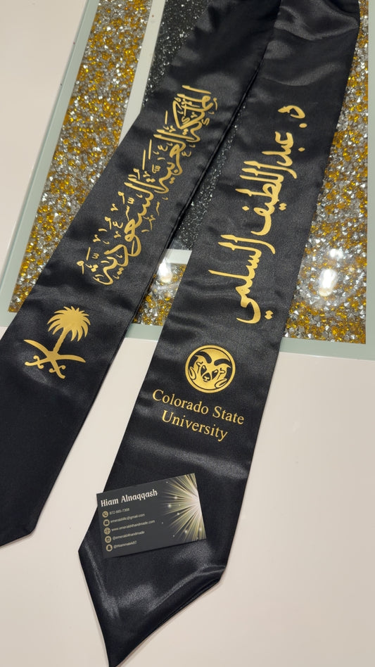 Personalized Graduation Sash